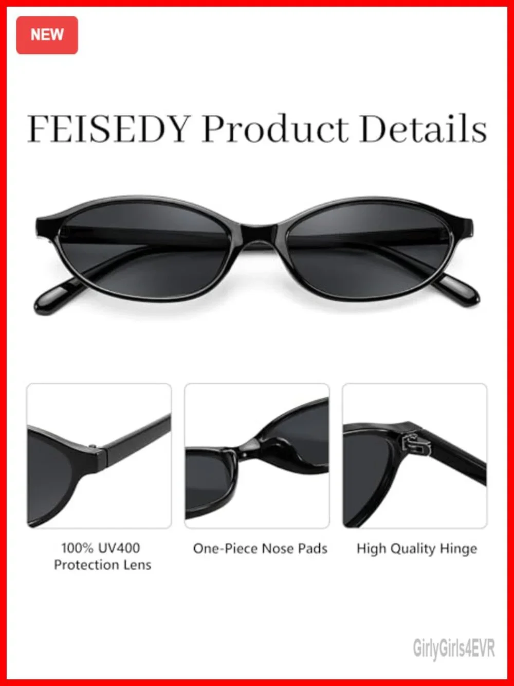 Retro Oval Cat Eye Sunglasses Women UV400 Protection Lightweight Trendy Y2K